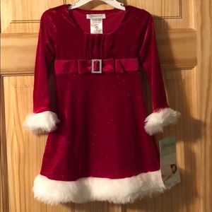 Bonnie Jean Red Mrs Claus Dress